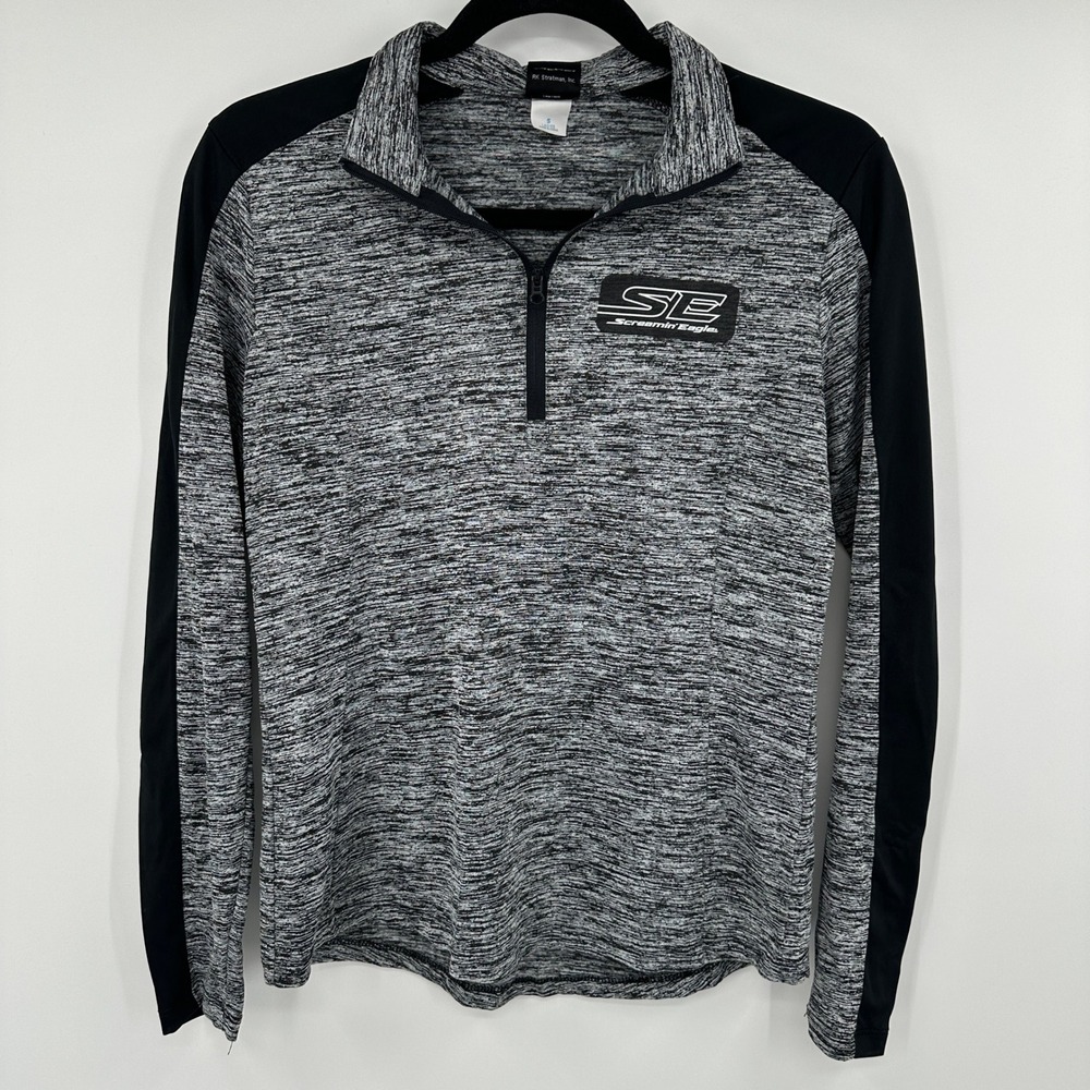 Ladies Harley Davidson‎ Screamin Eagle 1/4 Zip Pullover Shirt Size S